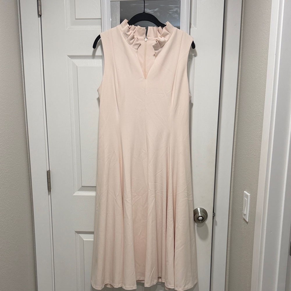 Calvin Klein Soft Pink Midi Dress